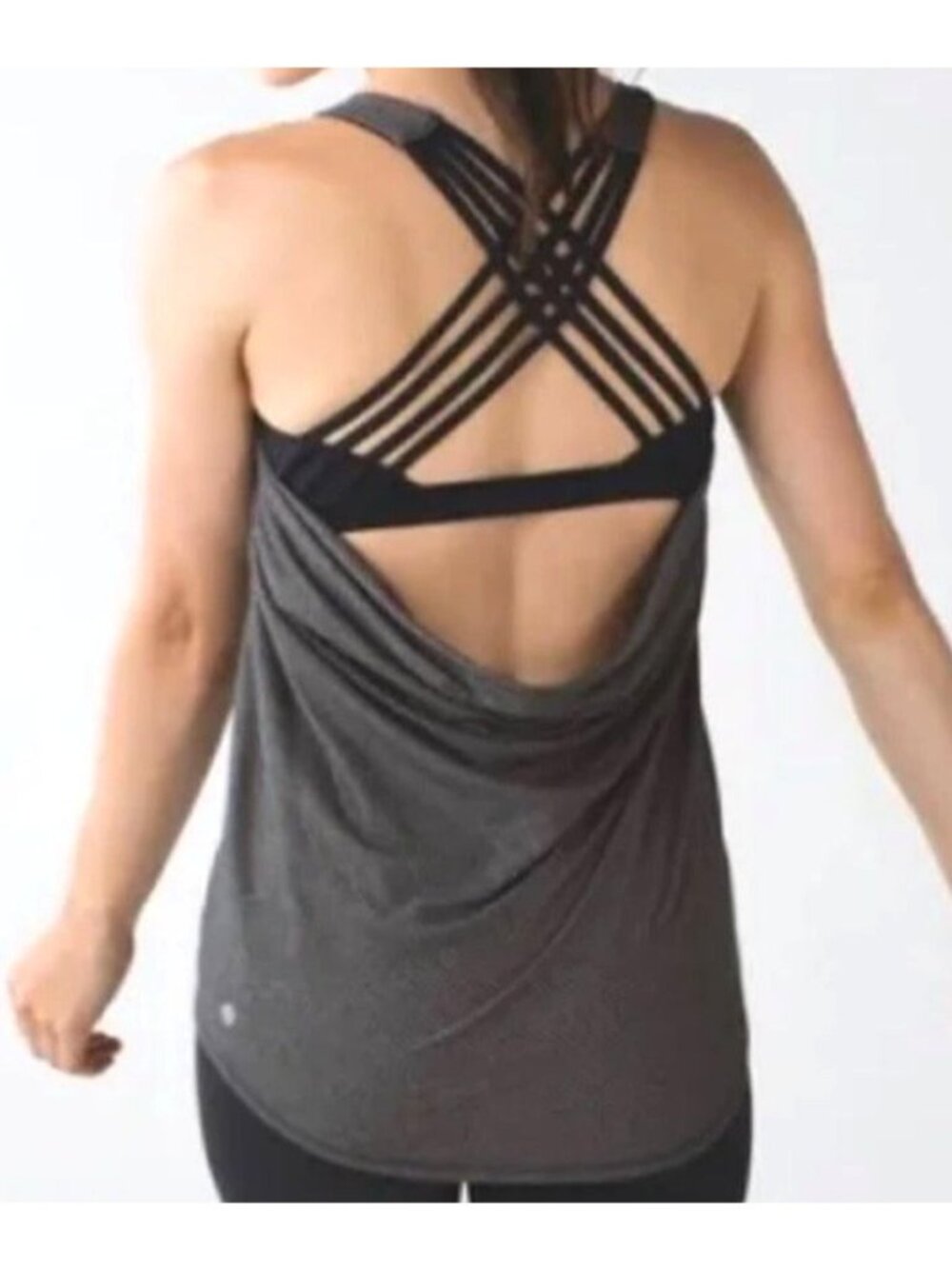 Lululemon Wild Tank With Draped Back & Strappy Bra Size 4